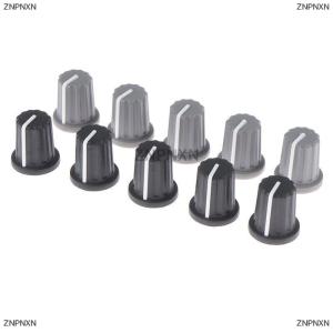 [COD] ZNPNXN 5pcs Rubber Half SHAFT KNOB Potentiometer Encoder KNOB 270องศา D-shaped