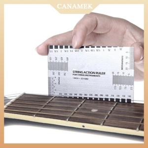 [CANAMEK] Steel String Action Gauge Ruler Guide Setup Measuring Luthier for Guitar Bass