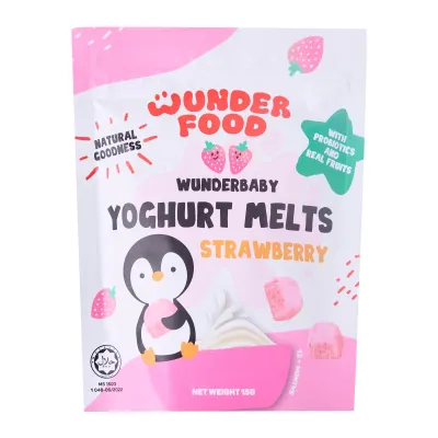 Wunderfood Wunderbaby Yoghurt Melts - Strawberry