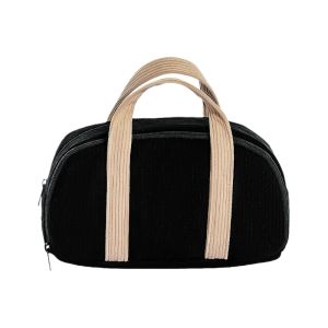 GIORGIONE Large Capacity Colored Velvet Pencil Bag Thickened Handheld Pencils Pouch Office Organizer Multifunctional Pen Bag School Supplies