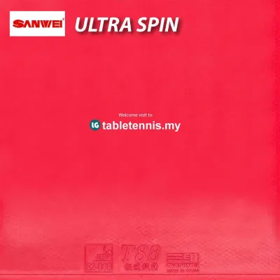 Sanwei Rubber T88 Ultra Spin Sticky Elastic Rubber Getah Ping Pong