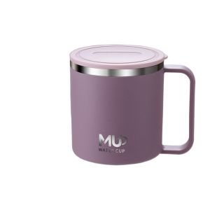 LINSBAYWU Anti Scalding Handle Coffee Mug Reusable Large Capacity Milk Tea Cup Fashion Leak-Proof Insulated Drinking Cup Students Water Cup