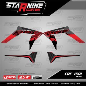 striping CRF 150L EXTREME variasi