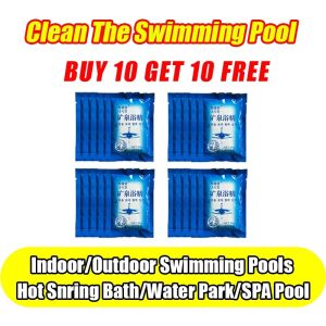 （Buy 5 Take 5) Swimming Pool Cleaner Disinfectant Pool Algaecide for Swimming Pool Clarify Water Turned Blue and Clean