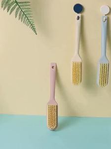 แปรงขัดรองเท้า    แปรงรองเท้าขนนุ่มสำหรับใช้ในบ้าน ปลอดภัยต่อรองเท้า แปรงทำความสะอาดพิเศษสำหรับซักผ้า แปรงกระดานเล็กด้ามยาว แปรงทำความสะอาดรองเท้า