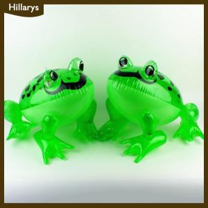 [Hillarys] Glowing Inflatable Green Bouncing Frog Toad Ballon Jungle Animal Toy Funny Kids Party Gift Birthday Wedding Decoration