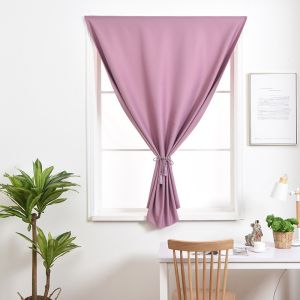 [SG]Blackout Curtain Self Adhesive Curtain Installation Without Punching Living Room Bedroom Window