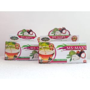 Teh Celup MS MAXS Herbal Kulit Manggis Daun Sirsak Kunyit Putih Antioksidan Tinggi
