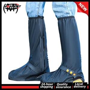 【Free Shipping】 Waterproof Shoe Covers Rain Shoe Covers Reflective Rain Shoes Galoshes Non-Slip Rain Boot Shoe Cover for Outdoor Hiking