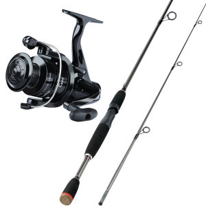[COD]Fishing Rod Set Full Set 2 Section Fishinig Rod  Set  5.2:1 4BB Fishing Reel Fishing Rod Complete Set