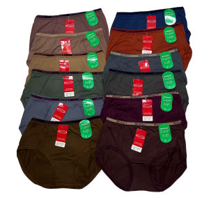 [3/6/12 Pcs] Promo celana dalam haid wanita Misslily A1236 polyester termurah motif polos