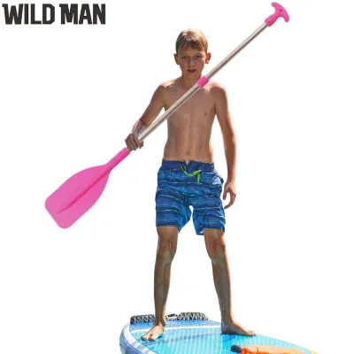 Inflatable Boat Paddles Adjustable Aluminum Canoe Oars 53.5-108.5cm Collapsible Water Sport Accessory