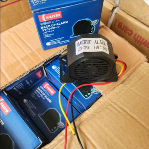 Klakson Atret Alarm Mundur Mobil 3 Suara KAZITO Back Horn Klakson Mundur Truck Bus Dsb 12V-24V