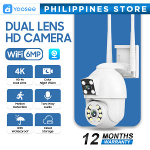 V380 PRO BP3 4K 6MP Dual Lens cctv camera outdoor Wifi Connect 360 Outdoor Waterproof APP remote control Full Color Night Vision Two Way Audio wifi smart net camera cctv v380 pro connect to phone