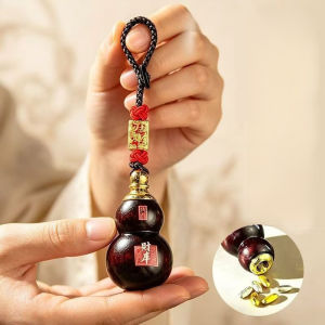 Lucky Keychain Feng Shui Keychain Wealth Gourd Charm for Good Luck and Prosperity