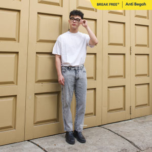 JINISO - Denim Waist Fit Jeans Pria 360