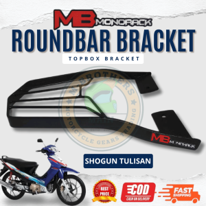 Suzuki Shogun Pro Tulisan Round Bar MB Monorack Topbox Bracket for Motorcyle