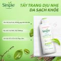 Nước tẩy trang Simple Kind to Skin Micellar Cleansing Water 200ml. 