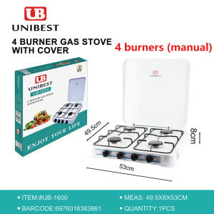 2 4 burner Gas Stove Portable outdoor Gas Stove with Cover camping energy-saving desktop gas range Household use