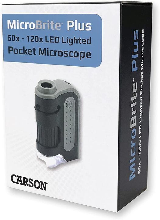 Carson MicroBrite Plus LED Lighted Pocket Microscope 1 Count | Lazada PH