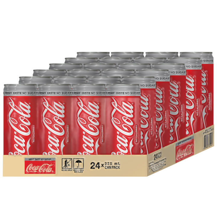 Coca-Cola Light in Can 24 x 325mL | Lazada PH