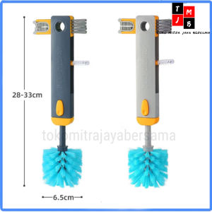 Sikat 4in1 Pembersih Botol Sikat Serbaguna Susu Bayi Cangkir Gelas 4 in 1 Multifungsi Bersih