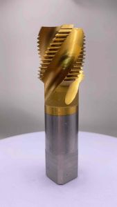 ต๊าปเกลียว ดอกต๊าปเกลียวท่อ NPT PT G ปลายไทเทเนียมเคลือบโคบอลต์ แข็งและทนต่อการสึกหรอ