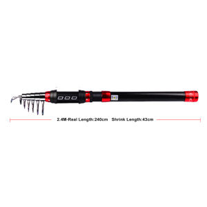 Pancing Set 1.8M / 2.1M / 2.4M / 2.7M / 3M / Joran Pancing Dengan Bahan Serat Karbon Joran Pancing / Joran Pancing Laut / Pancing Laut