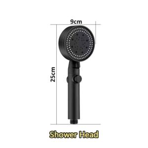 【Buy 1 Free 1】5 in 1 Shower Head With Hose And Holder And Two Way Faucet Set Oversized shower panel High Pressure Bathroom Shower Sprayer Handheld Rain Shower Pressure Boost Shower Nozzle Universal Shower Head Water Saving