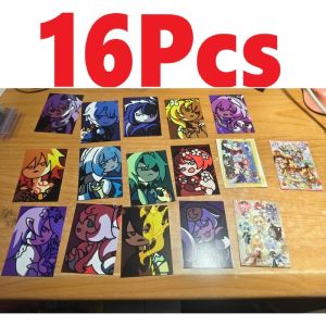 16Pcs/Pack Cyrene Phainon Hyacine Creative Art Postcards Q Version Character Cards Anime Lomo Cards Peripheral Gifts For Fans Decor