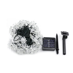 1PC ดอกไม้ Fairy ไฟแบตเตอรี่ดําเนินการ String ไฟกันน้ํา 10/20/30/40 LED Cherry Blossom สําหรับ Patry งานแต่งงาน Decor