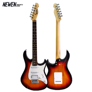 Newen Electric Guitar ST Mustang Guitar Rosewood Fretboard Humbucker Pick Up Sunburst