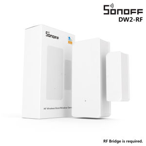 SONOFF DW2 433MHZ RF Wireless Door Sensor Window Sensor Detector Low Power Consumption eWeLink APP Sync Status Notification Smart Sensor Need Sonoff RF BridgeR2 RF Gateway