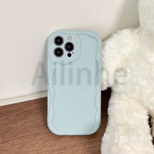 For Xiaomi Redmi Note 11 10 8 Pro 11 10 10S 4G 5G Case Macaron Colour Wave Soft TPU Protective Phone Cover