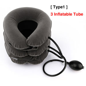 Inflatable Neck Tractor Relaxation Pillow Travel Soft Cervical Vertebra Traction Neck Relief Posture Correction Stretching Brace
