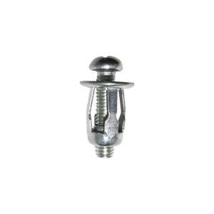 M6 Nuts Bộ cố định đai ốc mở rộng hạt cánh hoa - Đế có ốc vít Bộ đai ốc Jack kim loại Loại neo tường cho vách