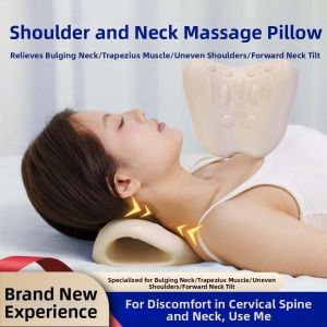 NBANLIKE High-Density Self-Skinning Foam Butterfly-Shaped Chiropractic Pillow Ergonomic W-Curve Acupressure Massage Nodes Cervical Traction Device Spine Alignment Tool W-Shaped Curvature Neck and Shoulder Relaxer Chronic Neck Sufferers