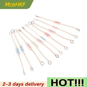 MceHKF 10Pcs RF Rice Cooker Ceramic Thermal Fuse Cutoff 10A 20A 90C 125C 185C 230C