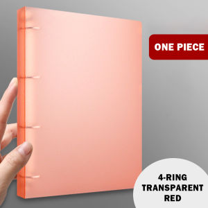A4 File Bag 11-Hole Binder Pouch Loose Leaf Snap Button Document Organizer Horizontal/Vertical 6pcs