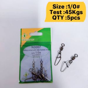 Cangkuk Swivel Ichiban N3007 Ichiban N3007 Swivel Snap Hook – Smooth Rotation Sizes 6# to 2/0#