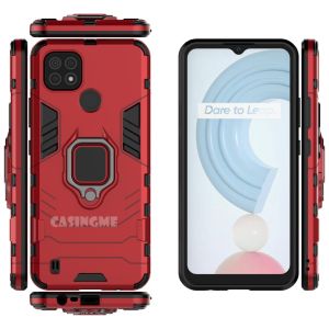 Shockproof Case For Realme C21Y C21 C25 C25s C12 C15 C25Y Narzo 20 30A Phone Casing Ring Bracket Camera Protection Cover