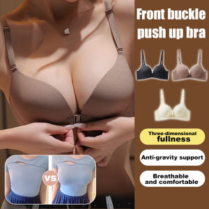 High-quality front-closure bra Makes small breasts appear larger with support and no underwire