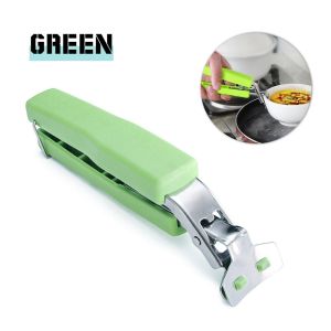 Anti-Hot Bowl Holder Dish Clamp Pot Pan Gripper Clip Hot Dish Plate Bowl Clip Silicone Handle Kitchen Tool