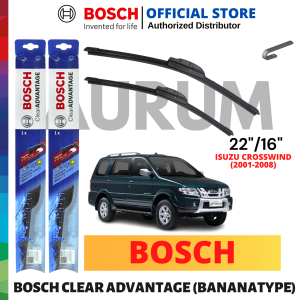 Bosch Clear Advantage Wiper blade set for Isuzu Crosswind 2001-Present (22/16) 2pcs Bosch Wiper