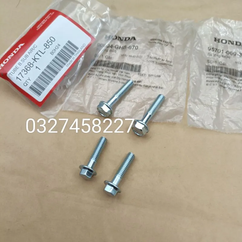 Bộ 4 ốc bu lông bắt co bình xăng con DREAM WAVE FUTURE