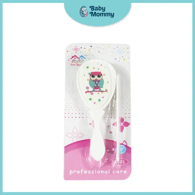 🇲🇾 Premium Baby Hair Brush & Comb Set Kids Safety Soft Hair Brush Comb Grooming Shower Health Care Tools Sikat