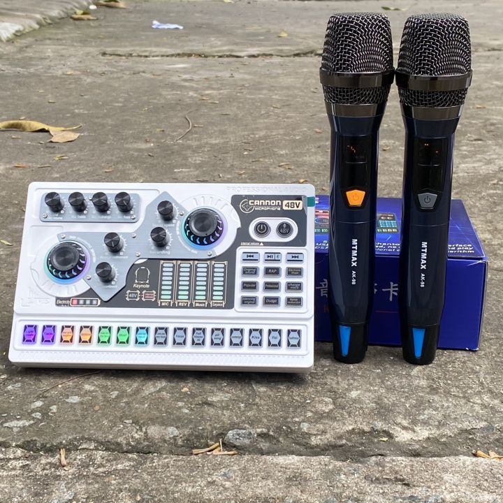 Combo Livestream hát Karaoke online SoundCard X5 mới 2024 Hỗ trợ Auto ...