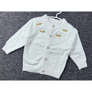 Cardigan Rajut Anak Perempuan/ Cardigan Knit Bayi Outer Rajut Anak Cantik CG7