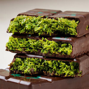 【Internet Celebrity Dubai Chocolate】迪拜开心果千丝酥巧克力Pistachio Chocolate Croissant Sandwich Bread Pistachio Chocolate⚡Hot⚡Pistachio Jam Chocolate Highly Finely Ground Chocolate Filling