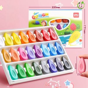 【Fast Delivery】Powerful children s water drop crayon kindergarten special safe non-toxic oil painting stick color